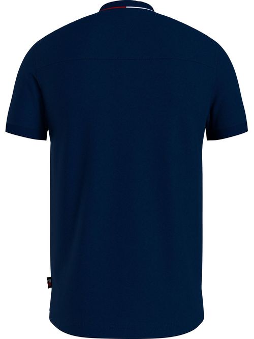 POLO M/C MAO RWB TIPPED SLIM POLO