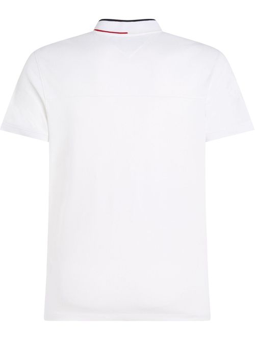 POLO M/C MAO RWB TIPPED SLIM POLO