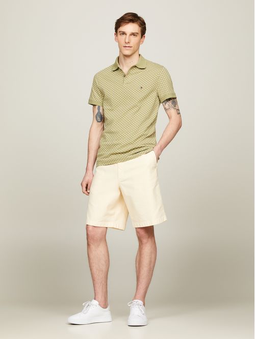 POLO M/C MICRO PRINT SLIM POLO