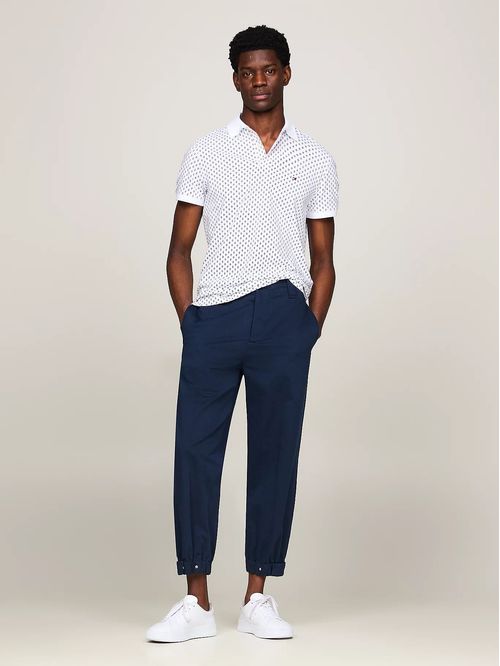 POLO M/C MICRO PRINT SLIM POLO