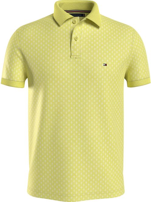 POLO M/C MICRO PRINT SLIM POLO