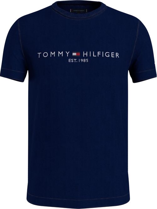 CAMISETA M/C GARMENT DYE TOMMY LOGO TEE TH