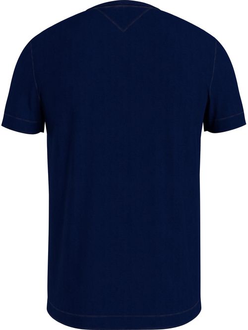 CAMISETA M/C GARMENT DYE TOMMY LOGO TEE TH