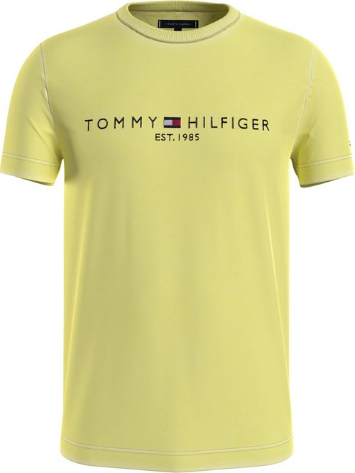 CAMISETA M/C GARMENT DYE TOMMY LOGO TEE TH