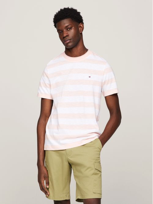 CAMISETA M/C SLUB COTTON STRIPE TEE TH