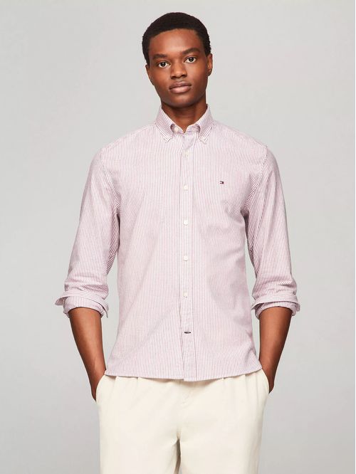 CAMISA M TOMMY STRETCH LS OXFORD STRI