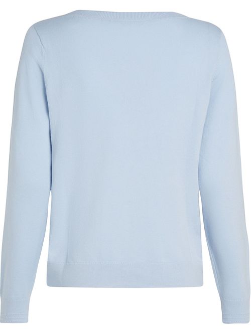 SWEATER CO JERSEY STITCH BOAT-NK SWEAT TH