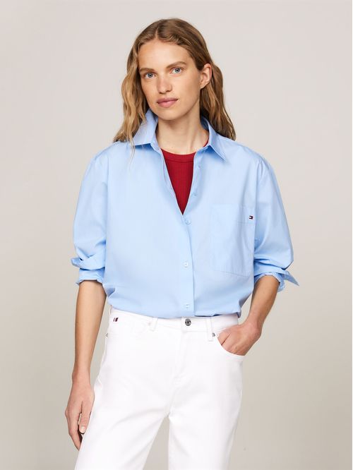 BLUSA ESS POPLIN EASY FIT SHIRT TH