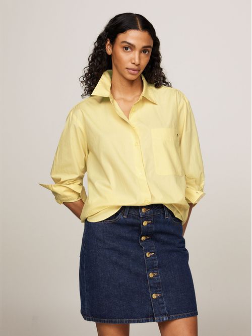 BLUSA ESS POPLIN EASY FIT SHIRT TH