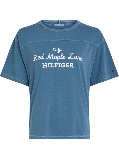 CAMISETA M/C REG TOP STITCH TJH C-NK SS TH