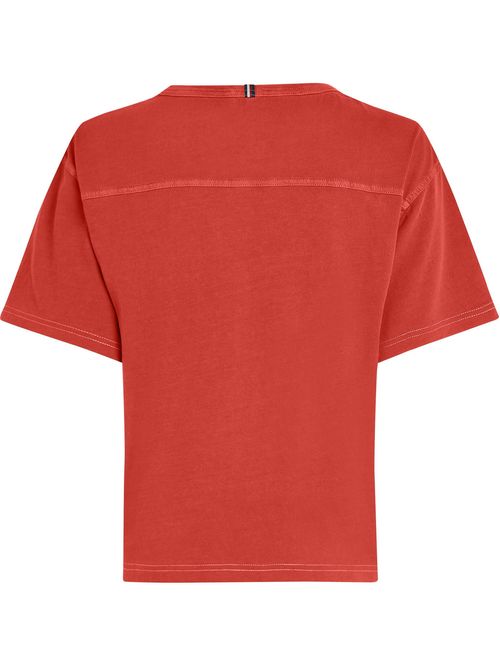 CAMISETA M/C REG TOP STITCH TJH C-NK SS TH