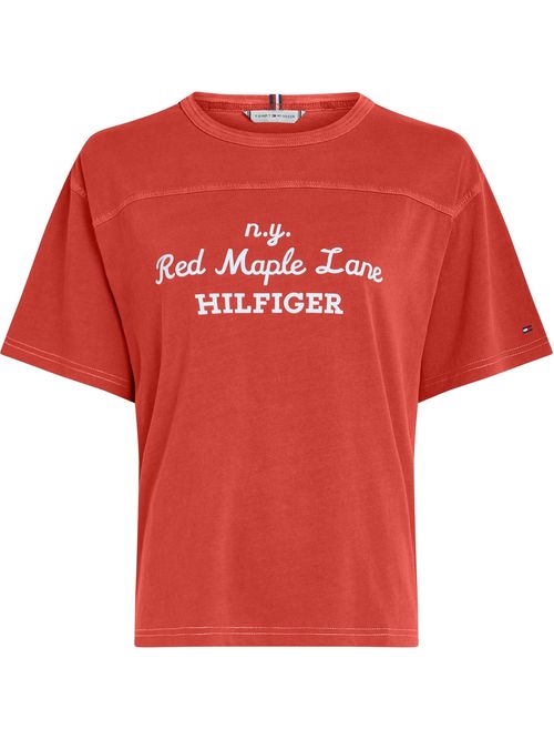 CAMISETA M/C REG TOP STITCH TJH C-NK SS TH