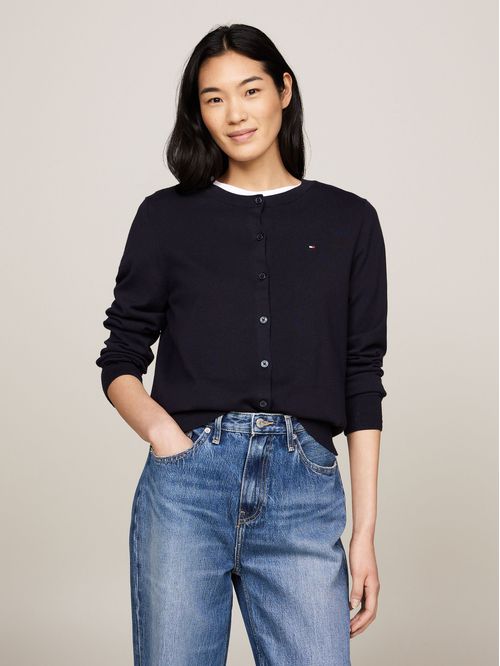 SWEATER CO JERSEY STITCH CARDIGAN TH