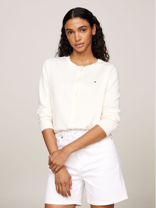 SWEATER CO JERSEY STITCH CARDIGAN TH