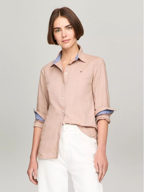 BLUSA W HERITAGE REGULAR FIT SHIRT TH