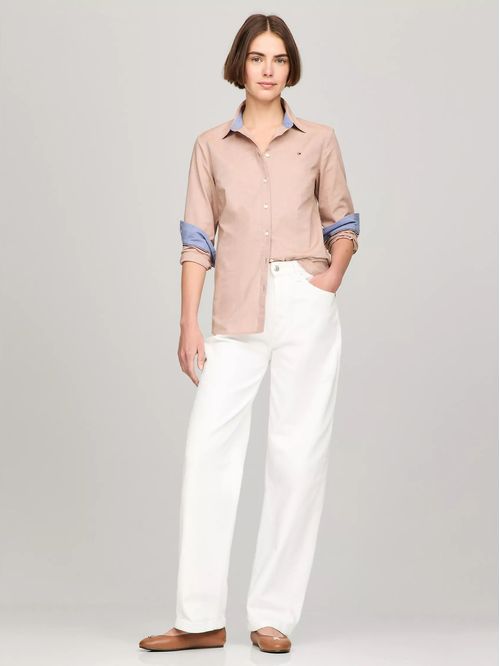 BLUSA W HERITAGE REGULAR FIT SHIRT TH