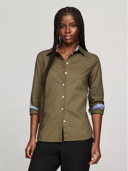 BLUSA W HERITAGE REGULAR FIT SHIRT TH
