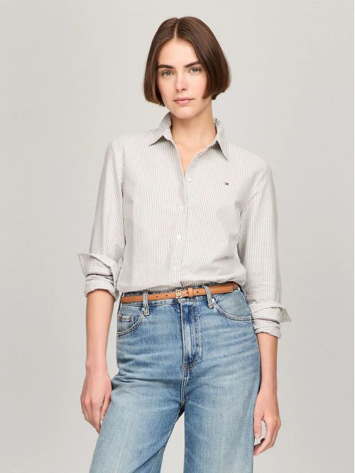 BLUSA W VIS FOULLARD FLEUR SHIRT LS TH
