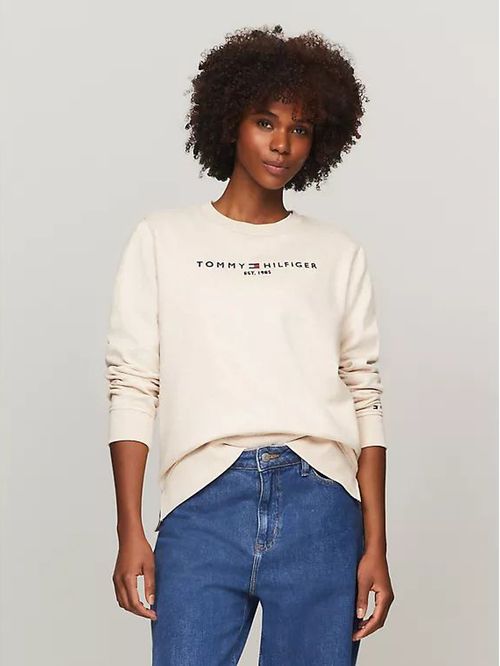 SWEATSHIRT W REG HILFIGER C-NK FLEECE SWE TH