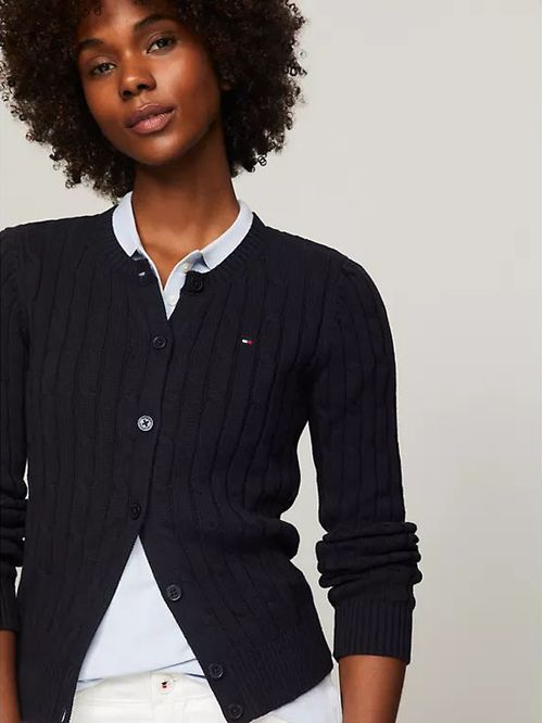 SWEATER W JAMIE CARDIGAN LS TH