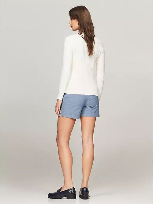 SWEATER W JENNY CABLE LS TH