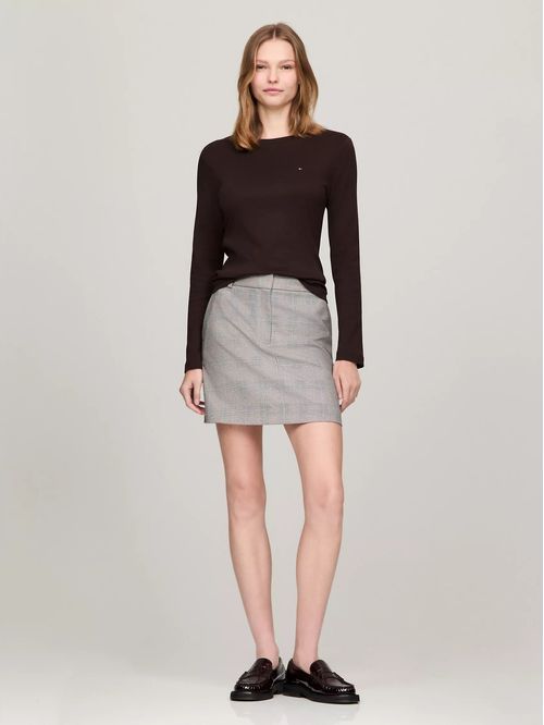 CAMISETA W SLIM NEW C- NK LS FAVE TEE TH