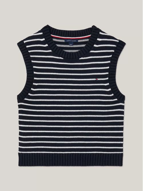SWEATER W STRIPED SWEATER TANK TH