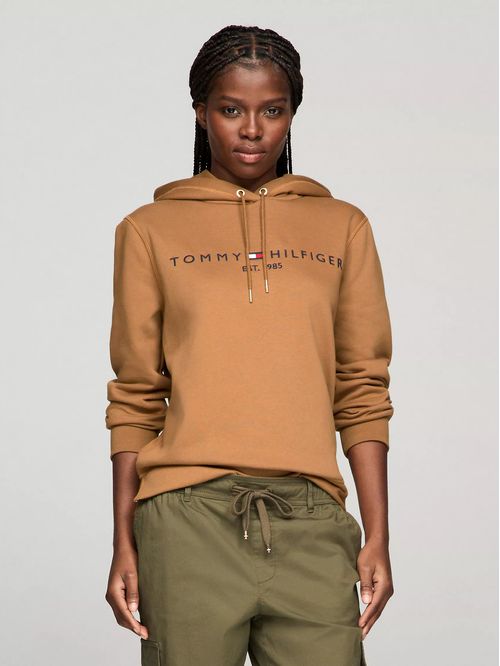 SWEATSHIRT W TH ESS HILFIGER FLEECE HOODI