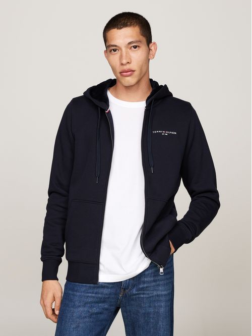 SWEATSHIRT TOMMY LOGO FUR LINED HOODY TH