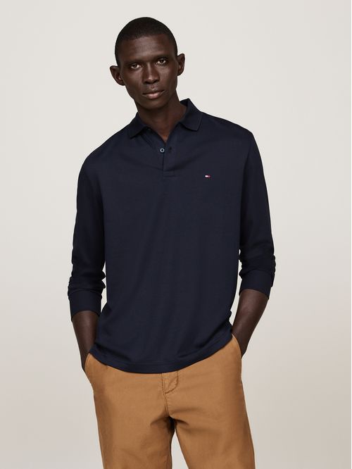 POLO M/L L/S LIQUID COTTON REG POLO TH