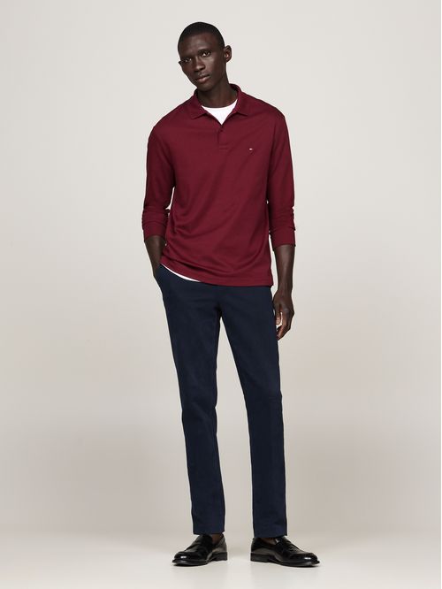 POLO M/L L/S LIQUID COTTON REG POLO TH