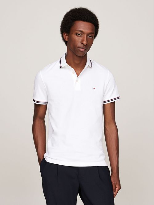 POLO M/C TIPPED SLIM FIT POLO TH