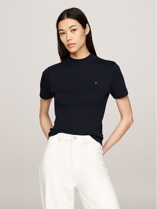 CAMISETA M/C SLIM CODY CROP MOCK-NK TH