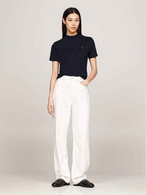 CAMISETA M/C SLIM CODY CROP MOCK-NK TH