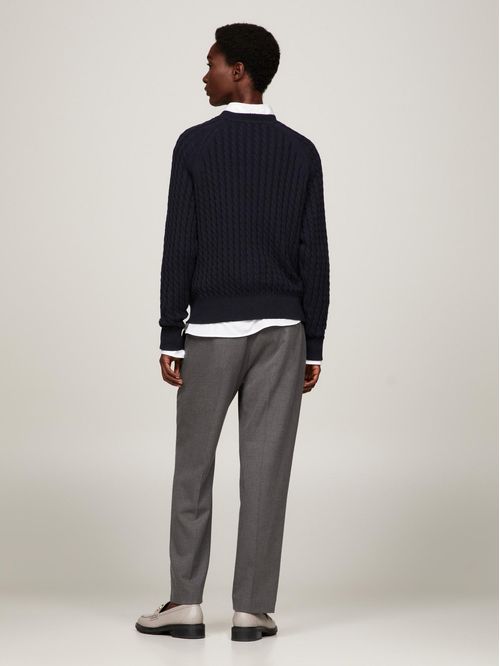 SWEATER CO CABLE C-NK SWEATER TH