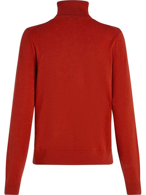 SWEATER CO JERSEY STITCH ROLL-NK SWT TH