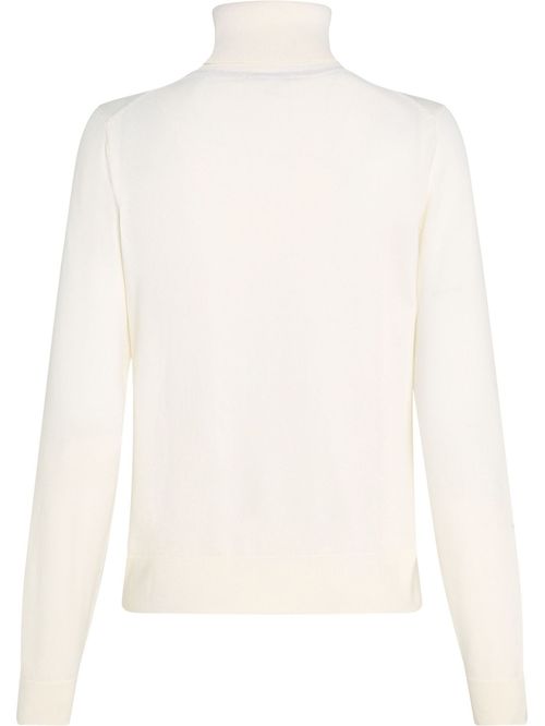 SWEATER CO JERSEY STITCH ROLL-NK SWT TH