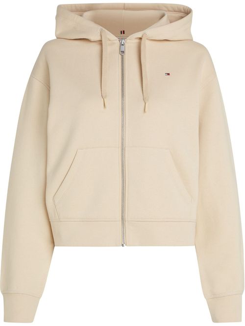 SWEATSHIRT REG FLAG ON CHEST ZIP HOODIE TH