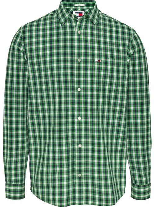 TJM REG POPLIN CHECK SHIRT