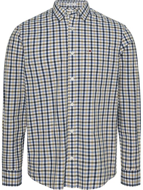 TJM REG POPLIN CHECK SHIRT
