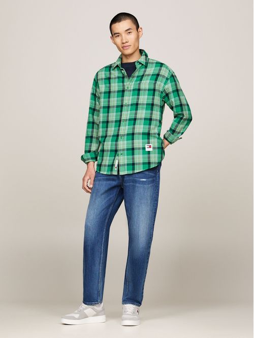TJM CHECK PEACHED SHIRT EXT