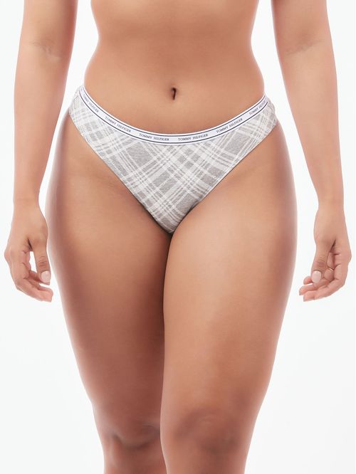 CLASSIC COTTON LOGO BAND THONG
