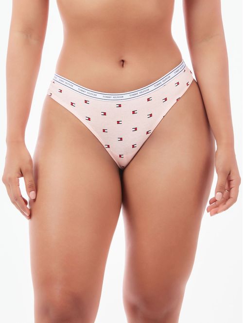 CLASSIC COTTON LOGO BAND THONG