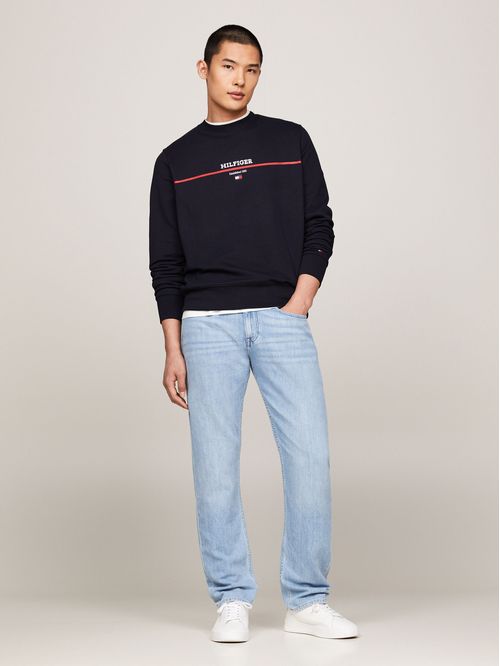 HILFIGER STRIPE TERRY SWEATSHI TH
