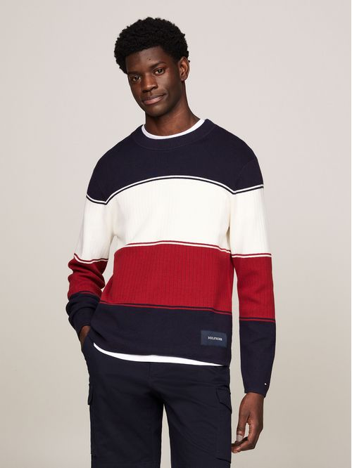 MILANO COLOURBLOCK CREW NECK TH