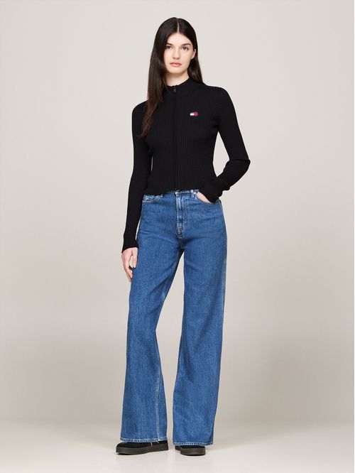 TJW ZIP THRU BADGE CARDIGAN