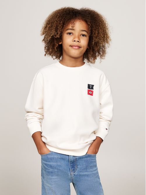 FLAGS EMBROIDERED SWEATSHIRT