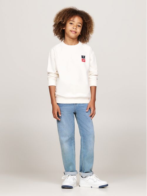 FLAGS EMBROIDERED SWEATSHIRT