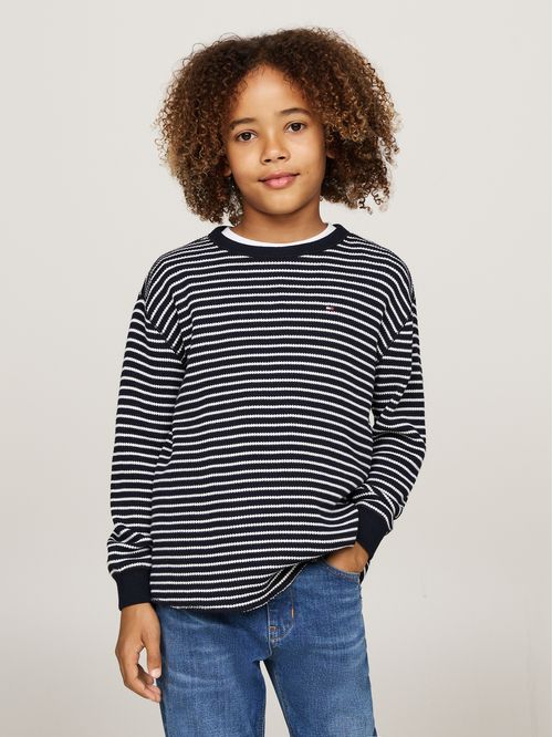 FLAG MINI WAFFLE REG TEE LS