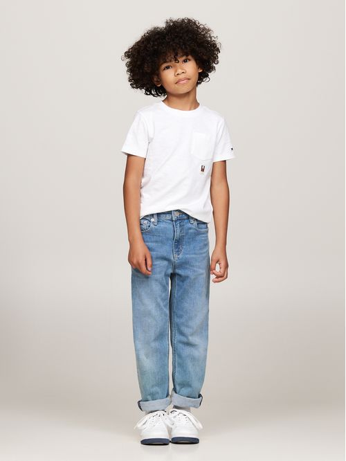 VERTICAL FLAG POCKET REG TEE S